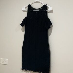 Hollister Black Off-Shoulder Mini Dress